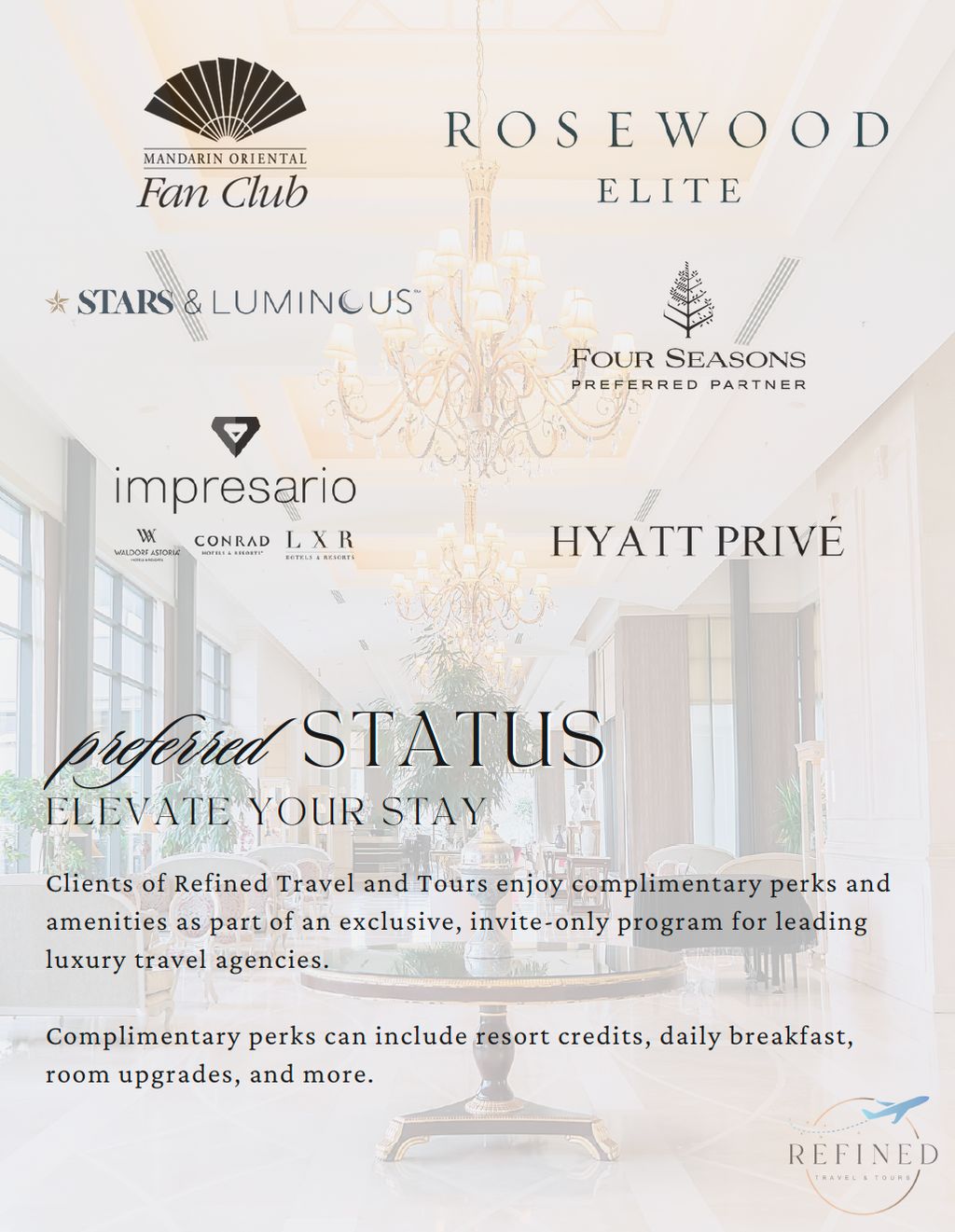 VIP Amenity Programs for our Clients