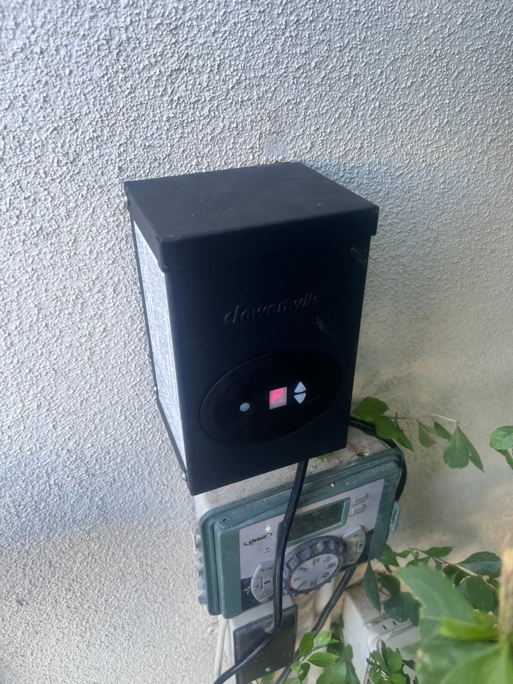 Landscape lighting Transformer installation 