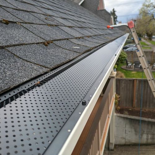 Ironclad gutters were very professional, able to f