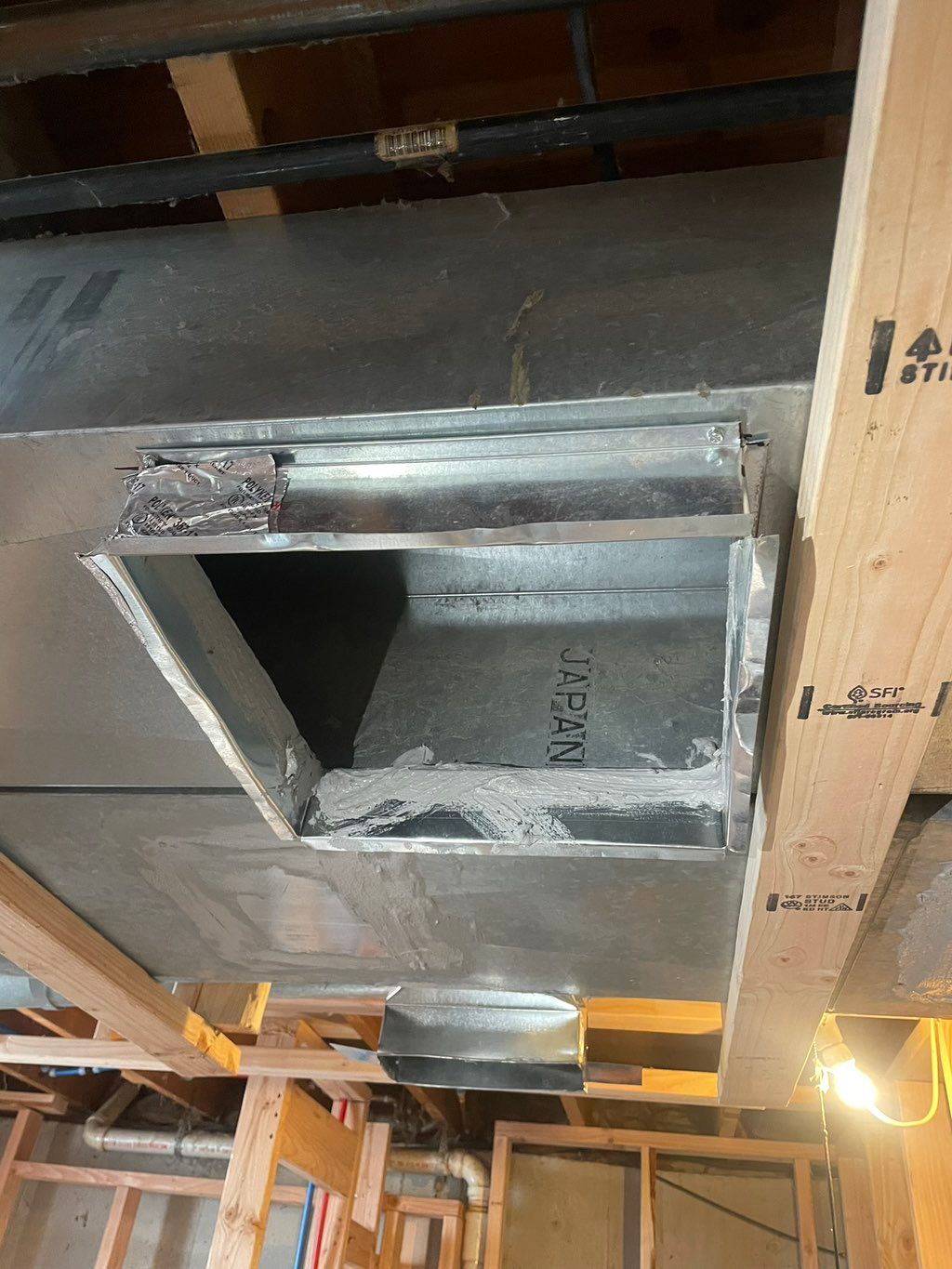 Return for basement finish 