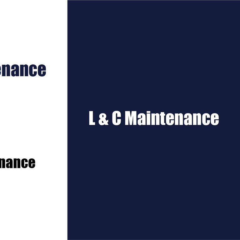 L & C Maintenance ( full insurance and license.)