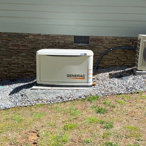 We hired Peachstate to install a new generator on 