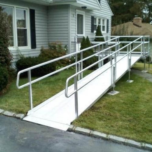 I needed a 20' long handrail built for my handicap