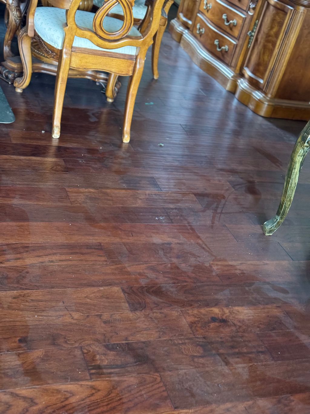 Wood Floor Prior to Cleaning 