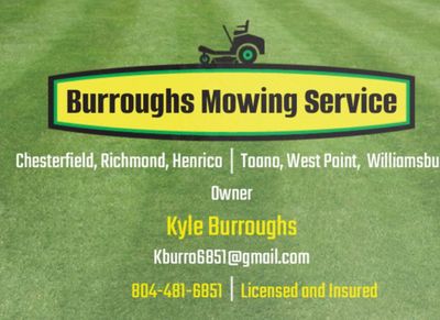 Avatar for Burroughs Mowing Services