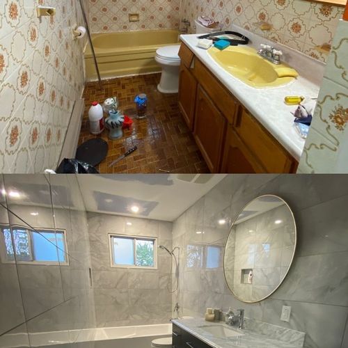 Expertly renovated my 1920s bathroom! Period-speci