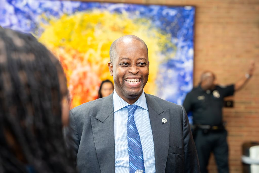 Howard University President Wayne Frederick 