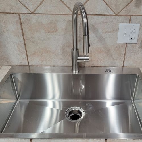 Kitchen Sink Installations and Repairs