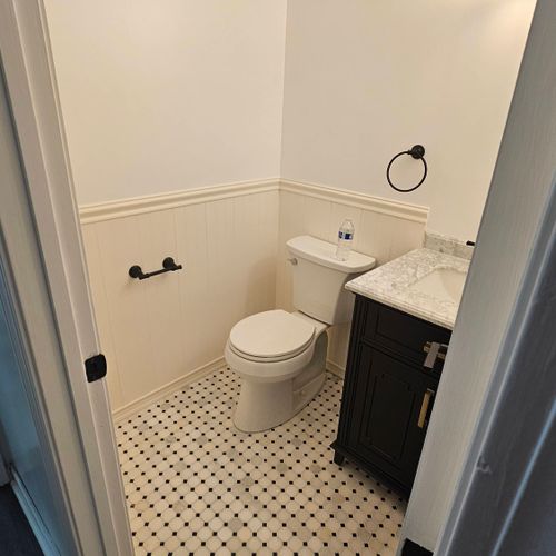 bathroom 🚽 after  nice finished ✅️ 