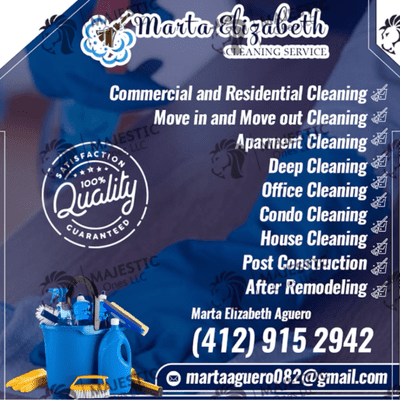 Avatar for Marta Elizabeth Cleaning Services