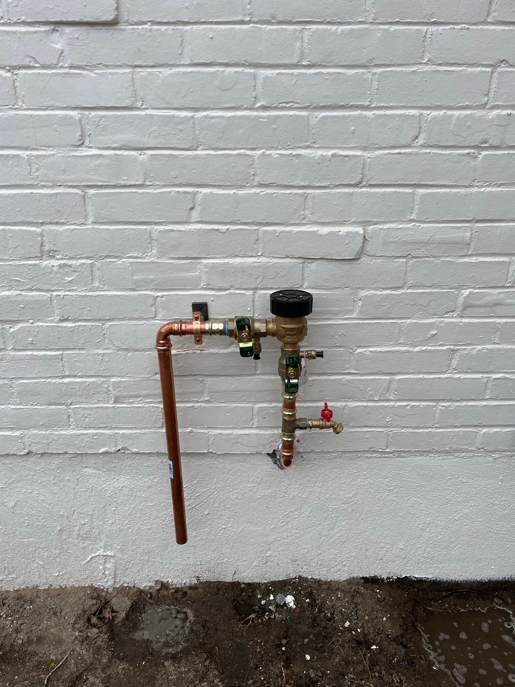 This is a 1” back flow valve for an irrigation sys