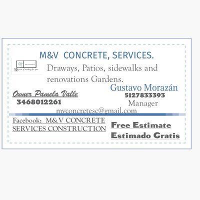 Avatar for M&V Concrete Service Construction
