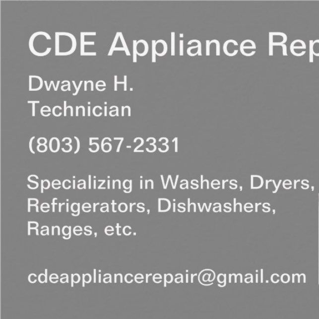CDE Appliance Repair