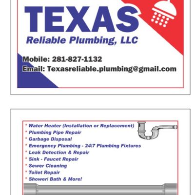 Avatar for Texas Reliable Plumbing Service. LLC