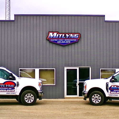 Mitlyng Electric, HVAC & Refrigeration - Trucks an