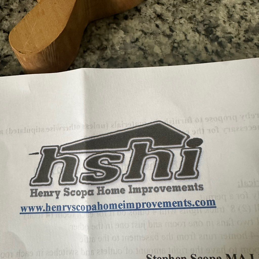 Henry scopa home improvements
