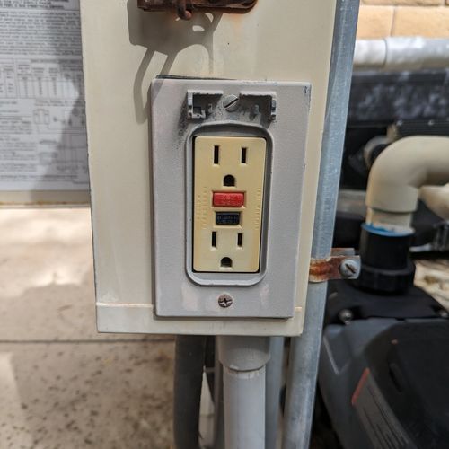 I needed a new outlet for my pool pump and also pr