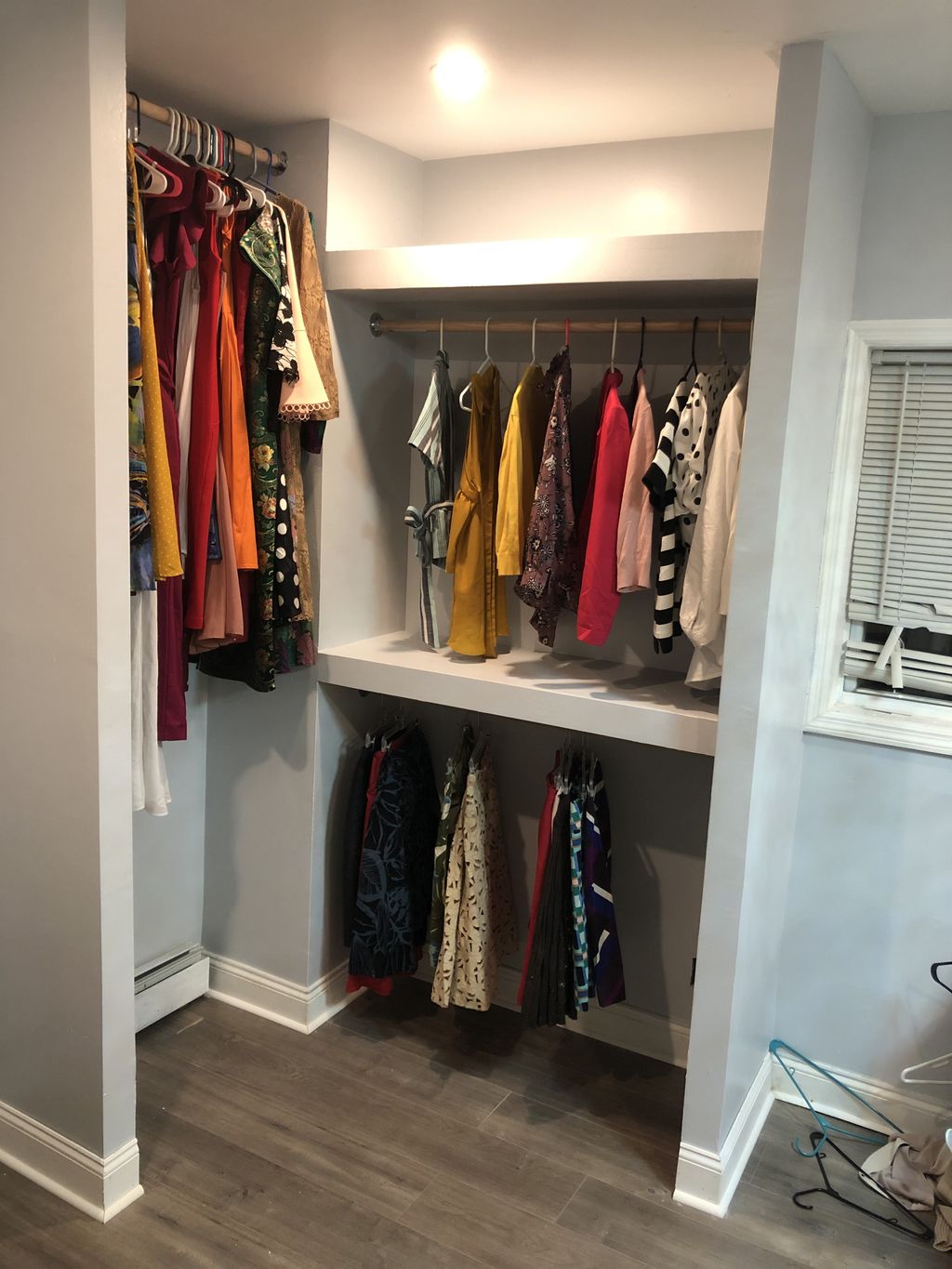 custom built closet complete