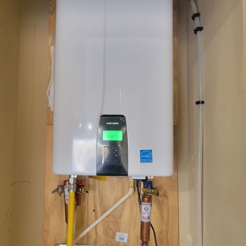 Navien Tankless Water Heater Installation and Repa