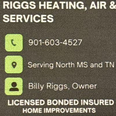 Avatar for Riggs Heating Air & Services
