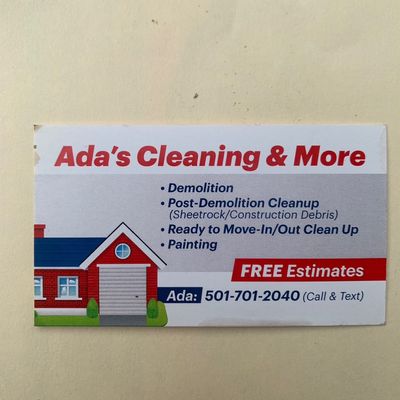 Avatar for Ada’s cleaning &more