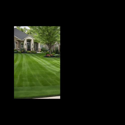 Lawn looks great, showed up on time, great attitud