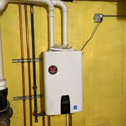 Tankless Water Heater Services and Installations