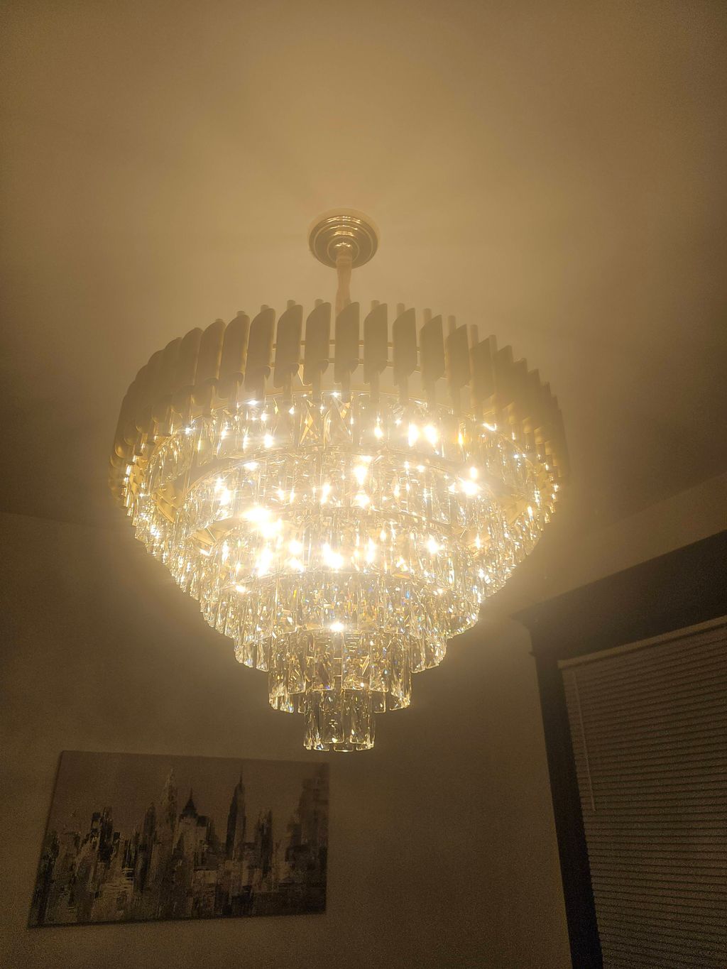 Crystal chandelier 