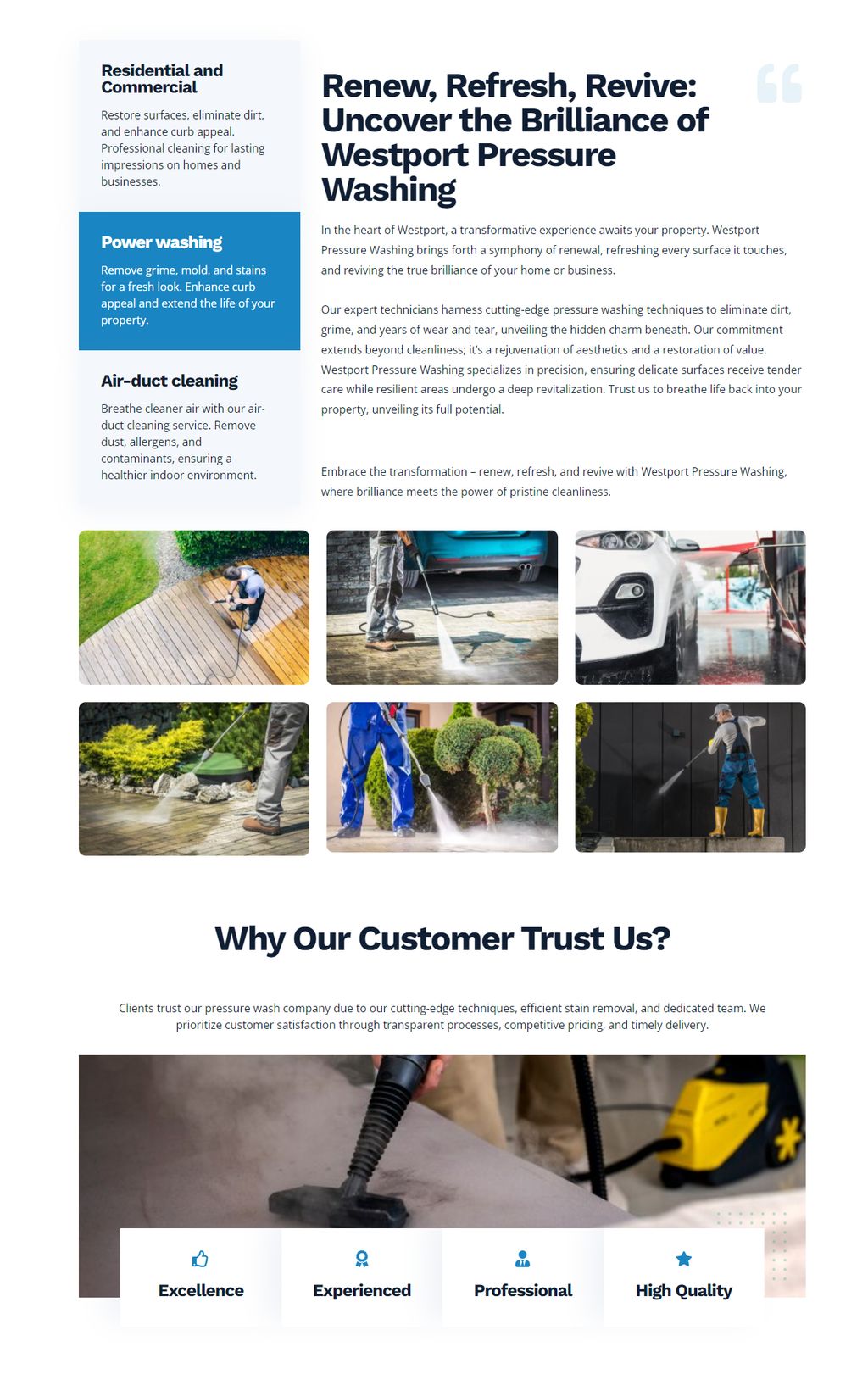 PRESSURE WASHING COMPANY