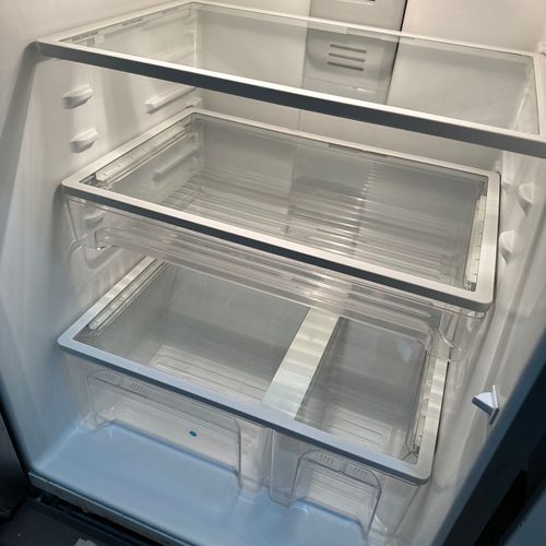 inside fridge- after cleaning