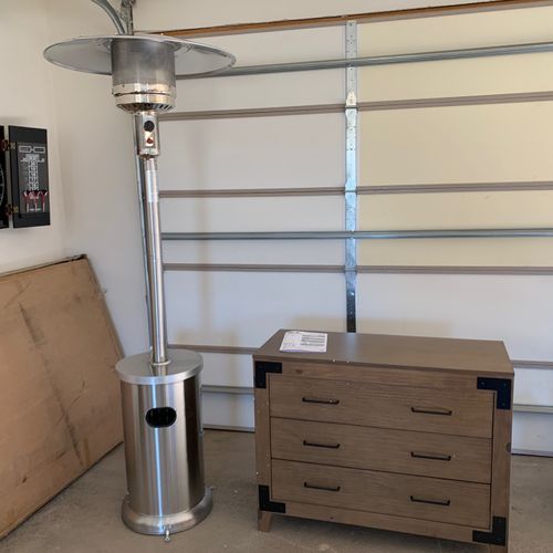 Outdoor heater and Dresser Assembly