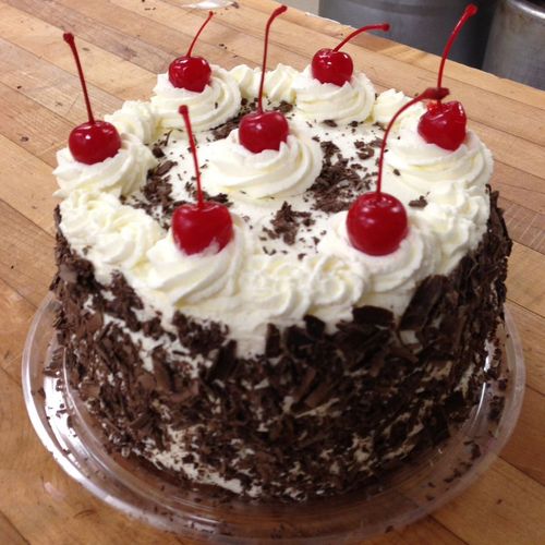 Black Forest cake. 