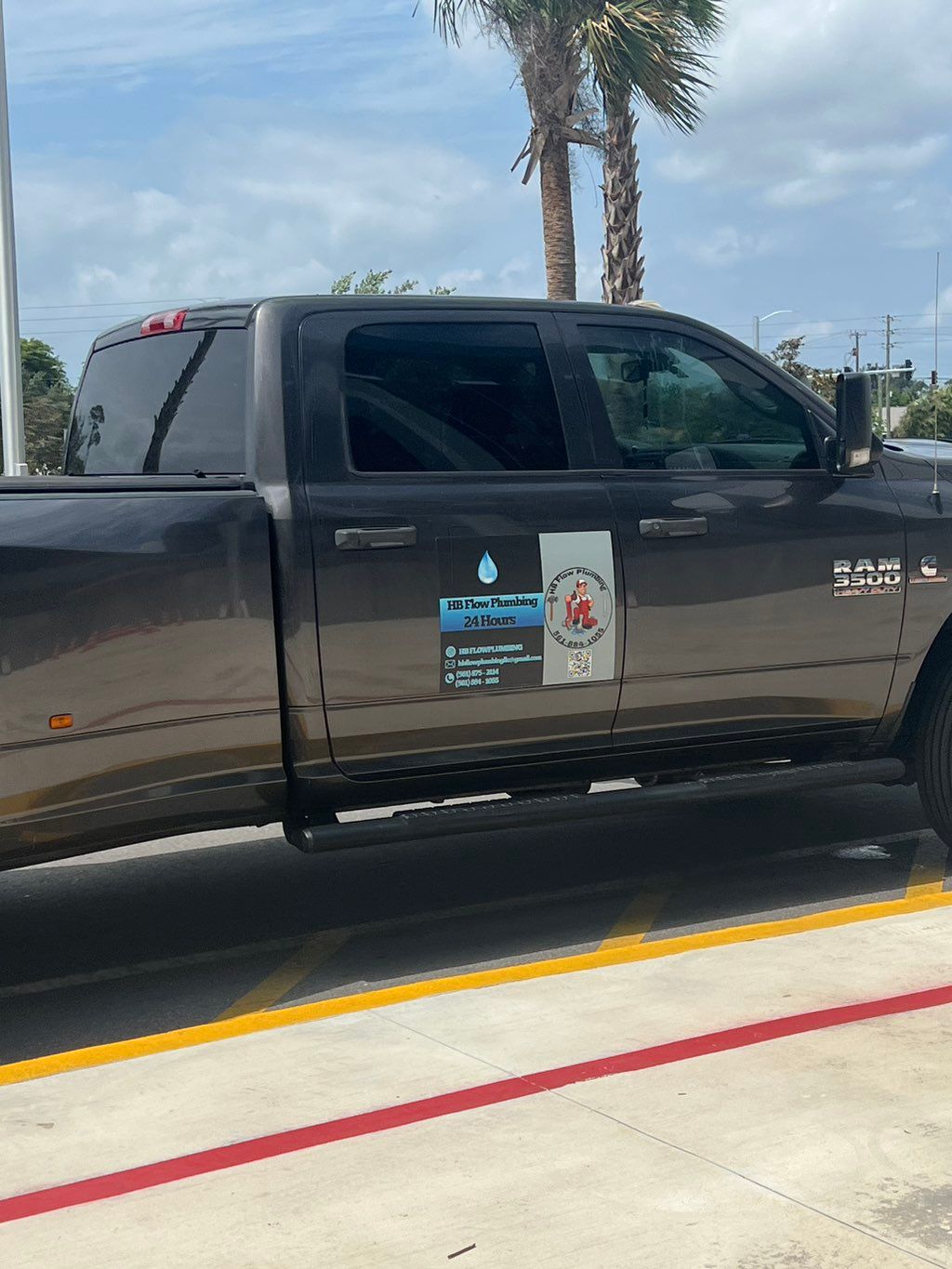 Our main work truck goes all over West Palm Beach 