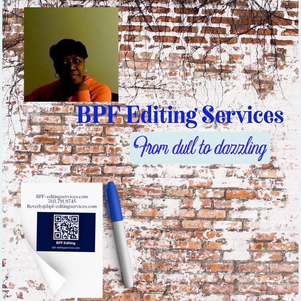 Beverly Freeman Editing Services