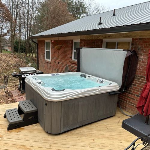 We take care of your regular hot tub maintenance a