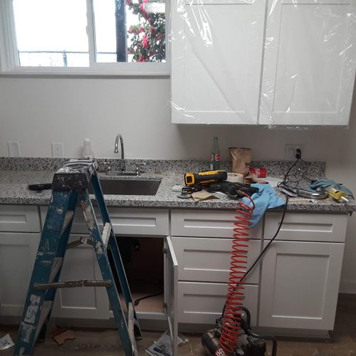 We needed cabinets installed in a rental remodel a