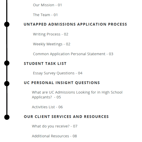 College Admissions Counseling