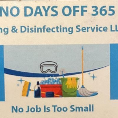 Avatar for No days off 365 cleaning service