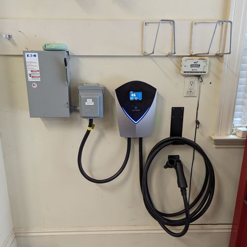 EV Charger with optional switch to make sure there
