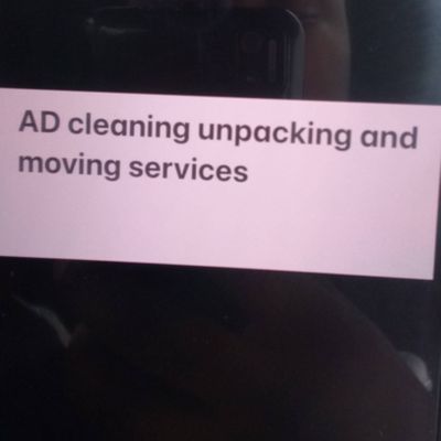 Avatar for AD cleaning moving unpacking and painting