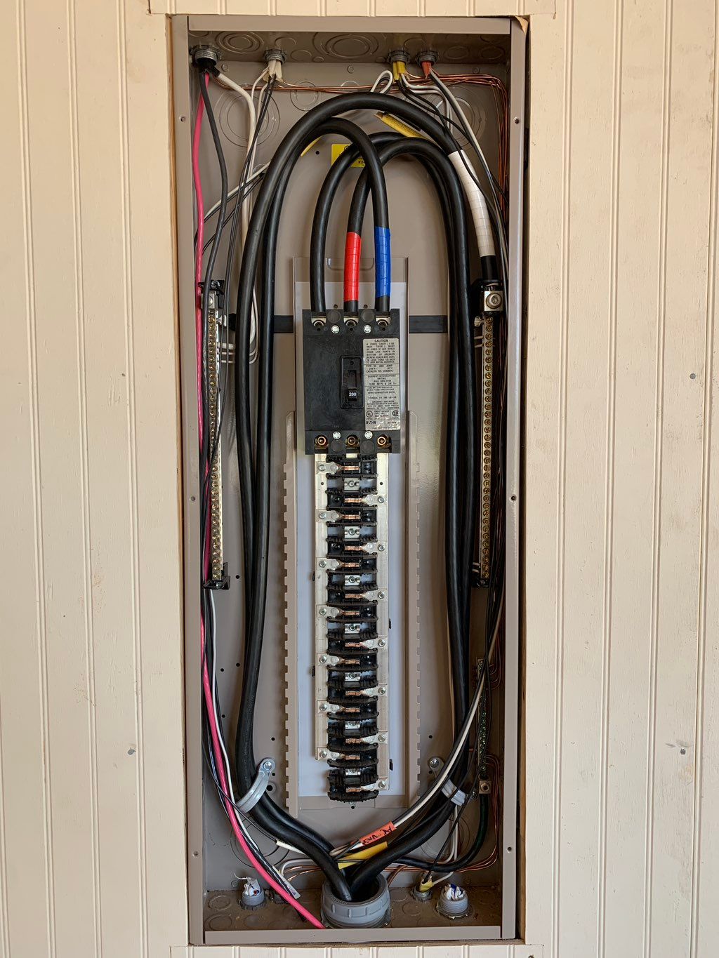 New panel install. 