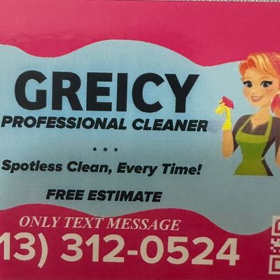 Avatar for Greicy profissional cleaner
