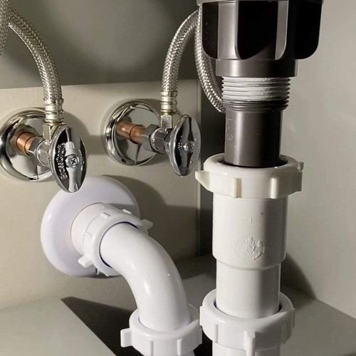 sink p-trap installed 