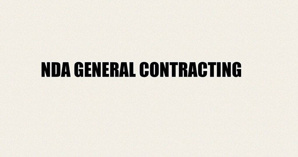 NDA GENERAL CONTRACTING