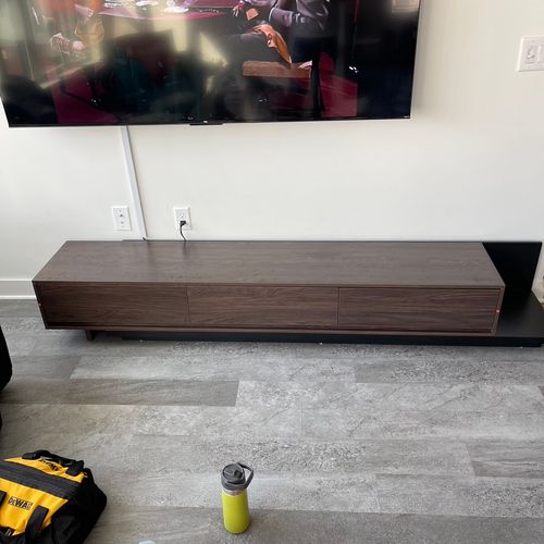Assembly TV stand