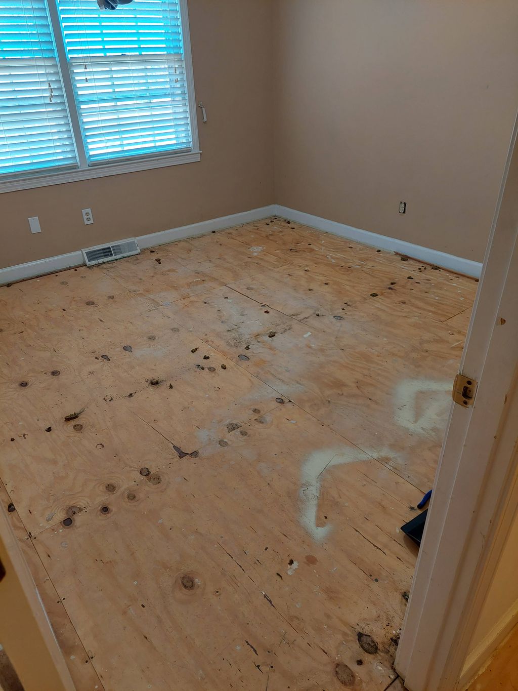 before Laminate flooring 