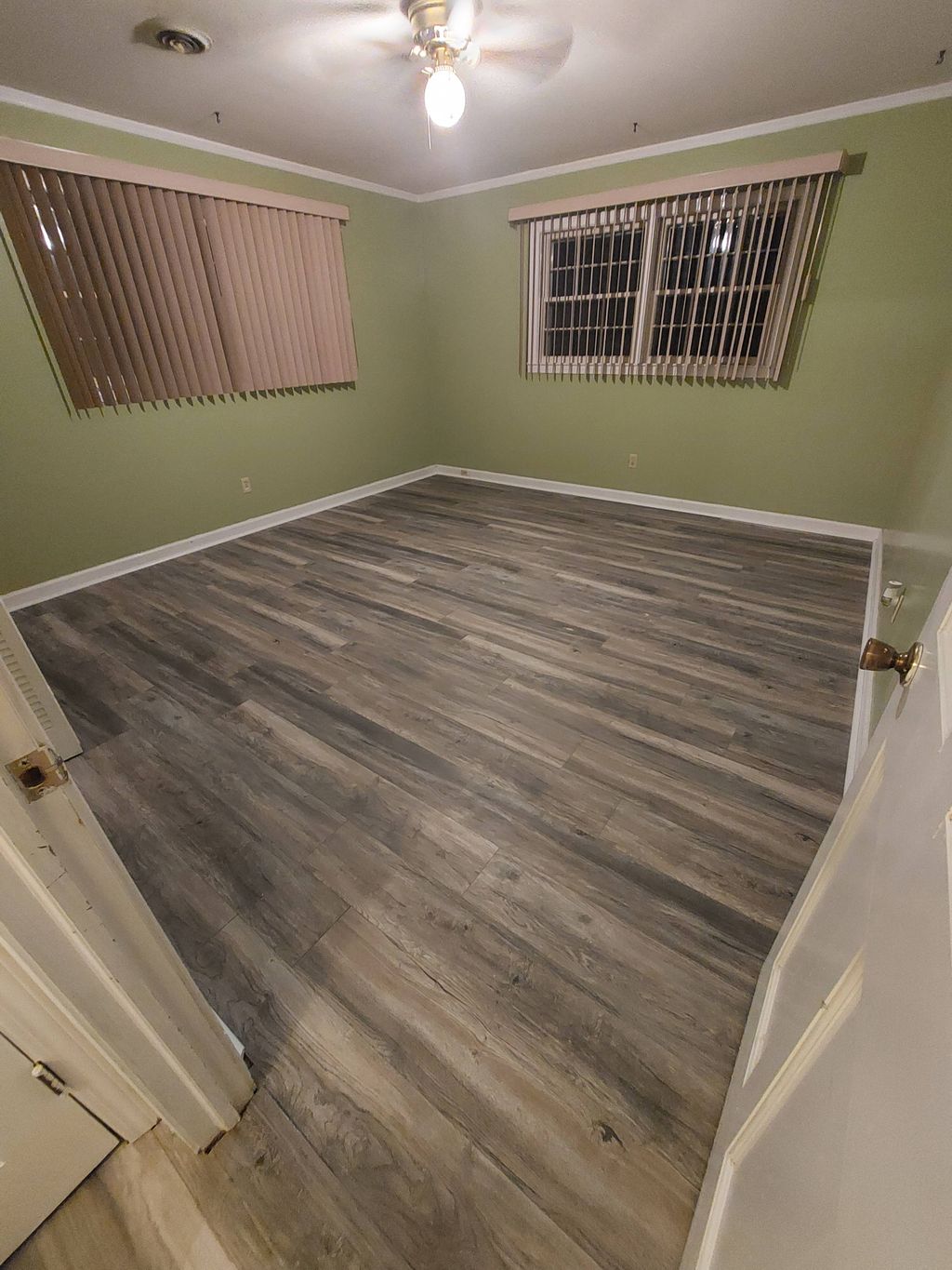 after laminate flooring install