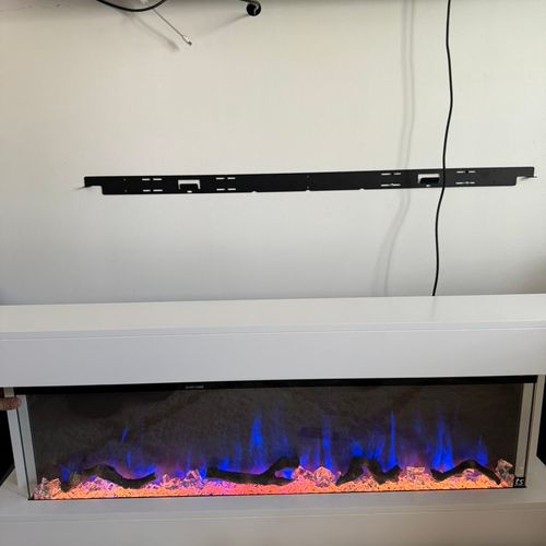 Electric Fireplace installation 