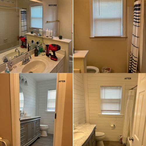 Before/After Bath Remodel