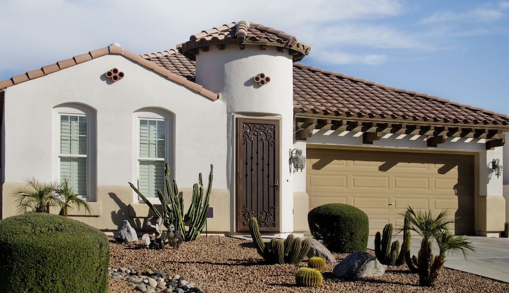 desert landscape front yard curb appeal